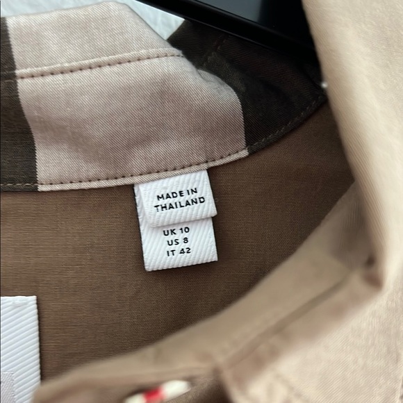 Burberry Women's Plaid Dress - Brown and Black - Picture 3 of 13